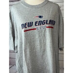 New England Patriots Tee Shirt‎ Graphic T-Shirt 2XL Mens 2X XXL Gray NWOT Maye